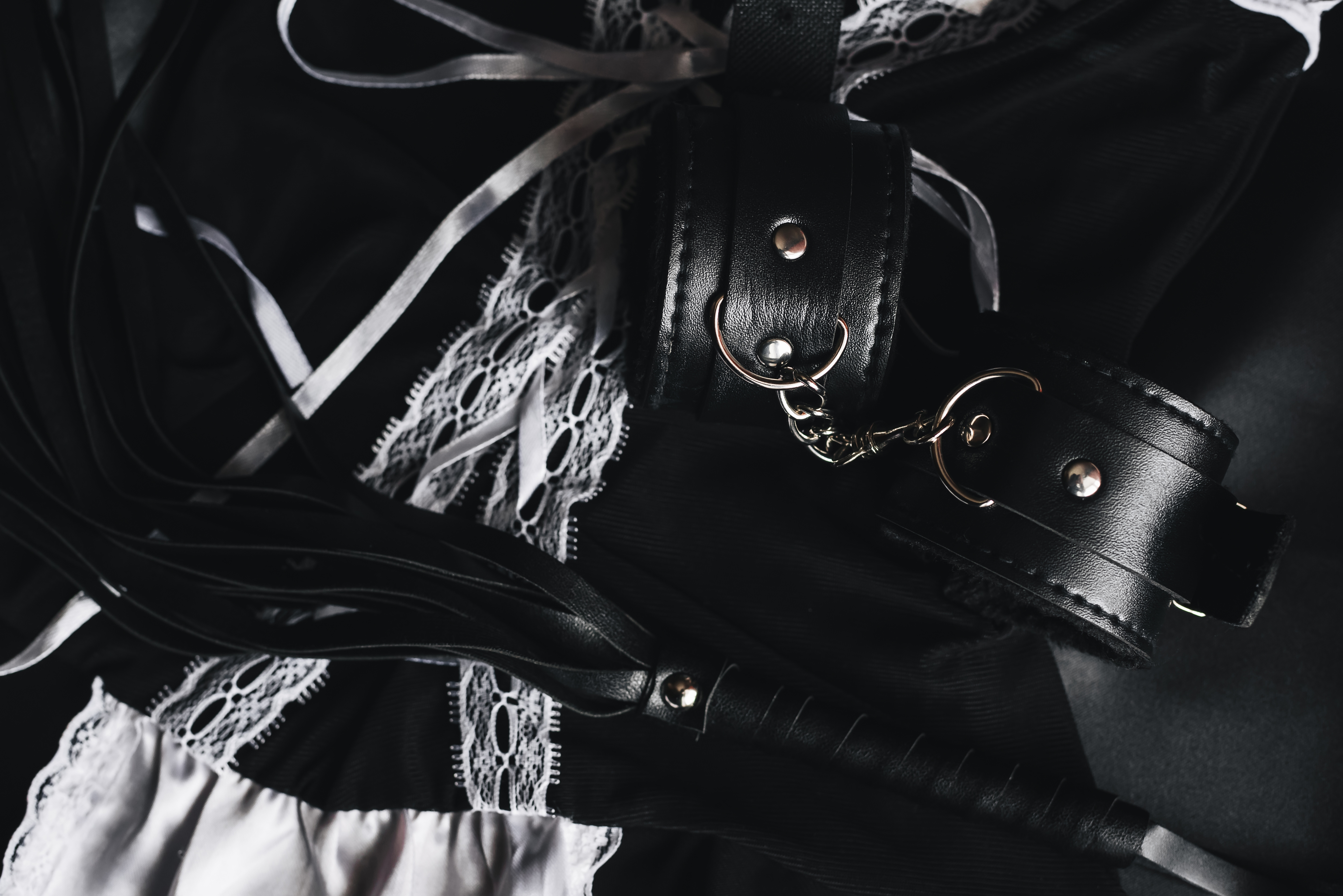 Leather cuffs and accessories