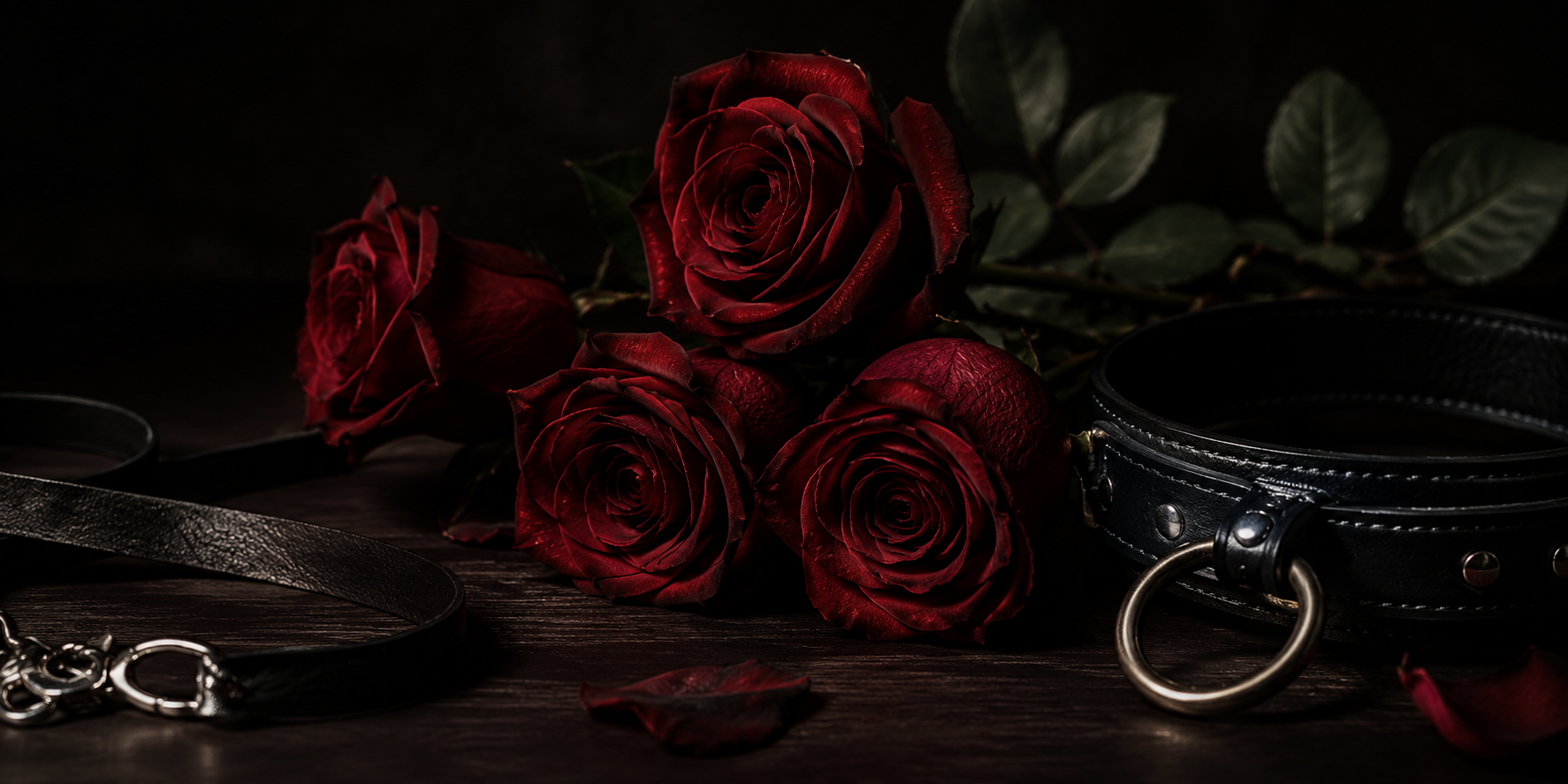 Temple of Eros: sacred space with red roses